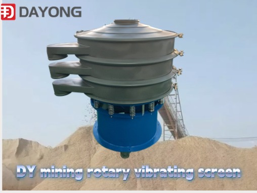 The application of rotary vibrating screen in the mining industry