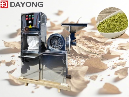 Universal mill for crushing dry leaves