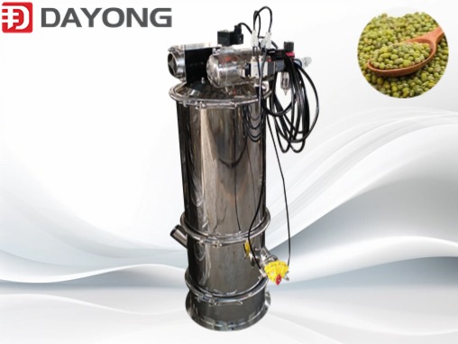 Vacuum feeder for transporting mung beans